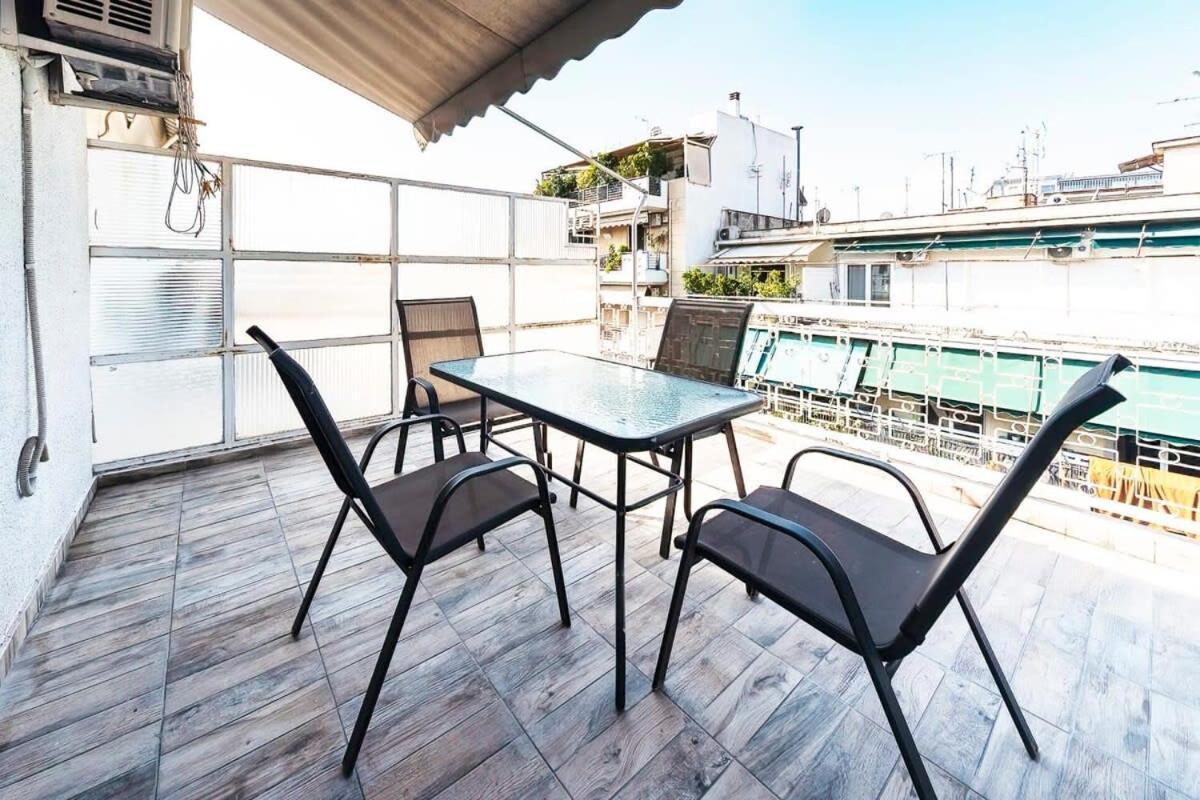 Topfloor Central Apt With Urban Views,3' To Metro Афины Экстерьер фото